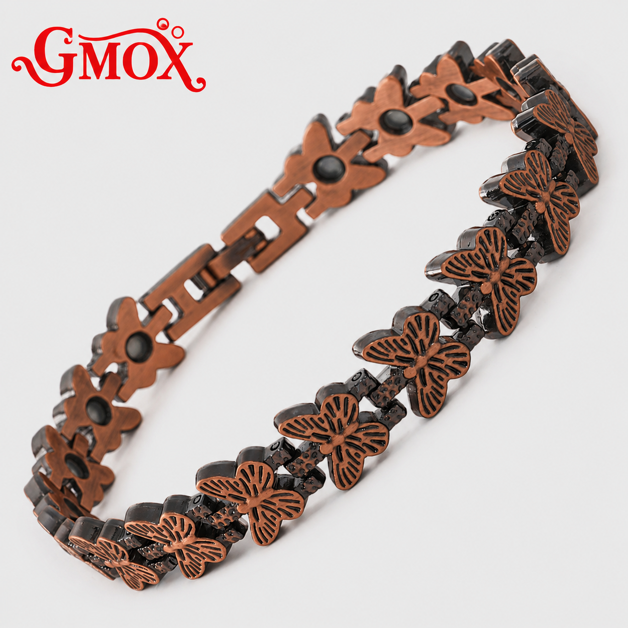 Health Wellness Gifts Women - GMOX Premium Copper Magnetic Bracelet for
