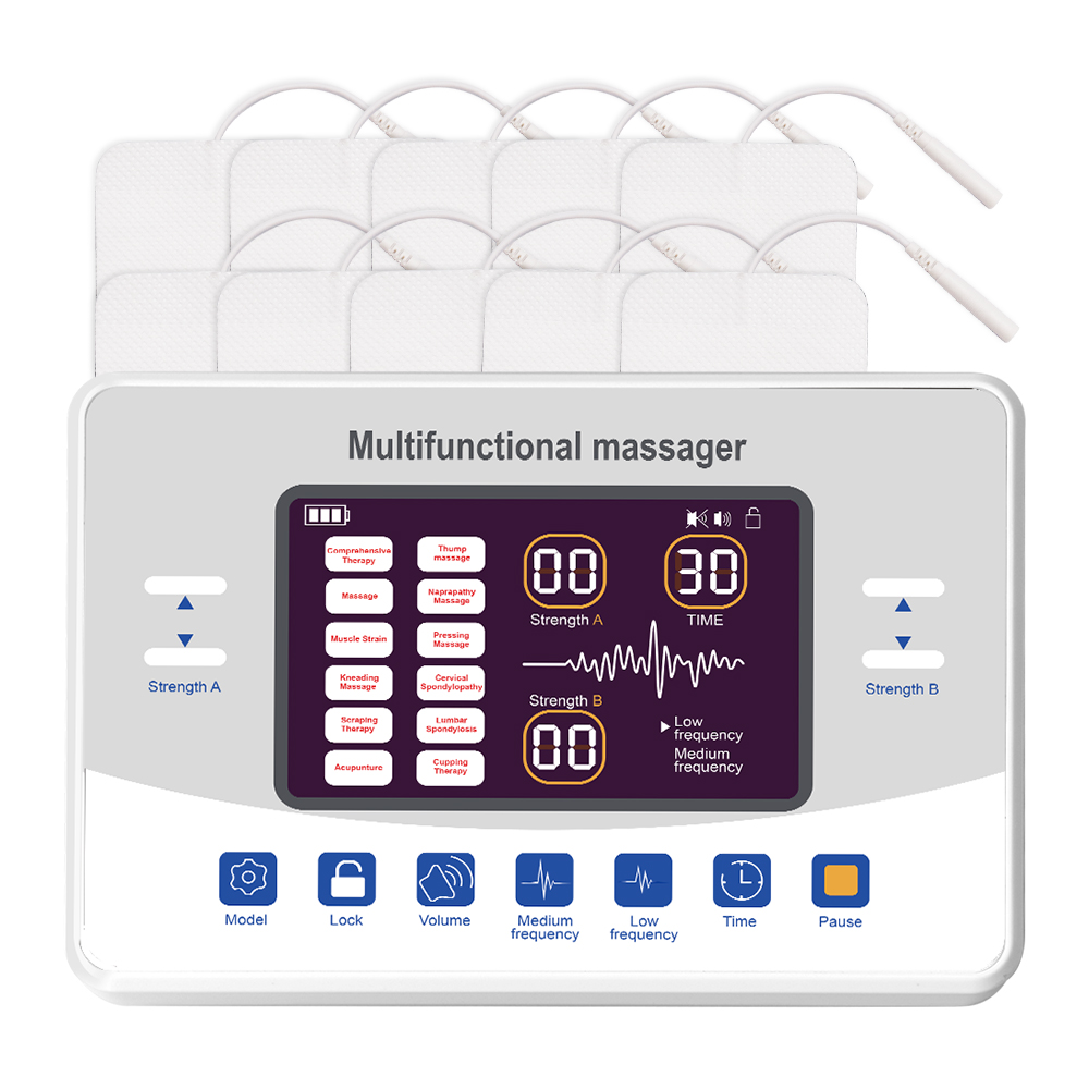 Tens Pain Relief Unit - Electronic Medical Physiotherapy Machine Muscle Stimulator