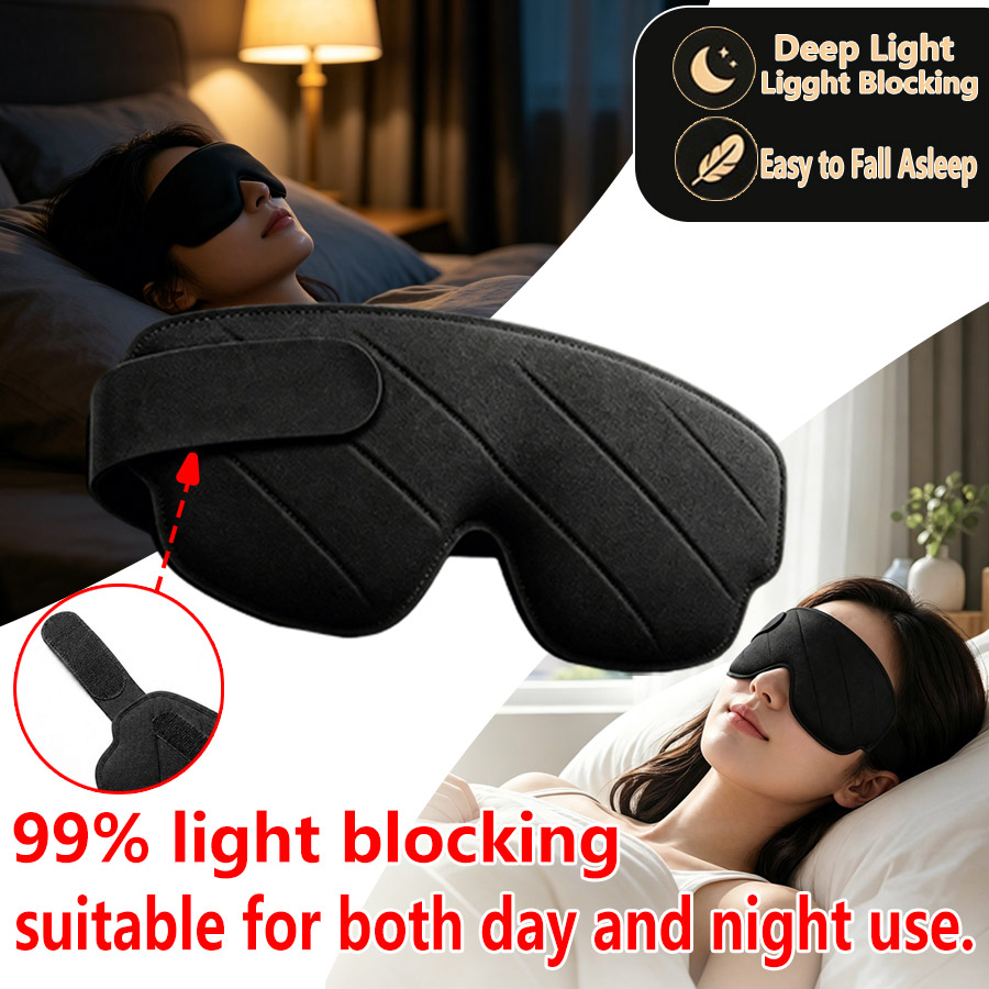 Sleep Eye Mask 3D - 3/1pcs 3D Contoured Sleep Mask Memory