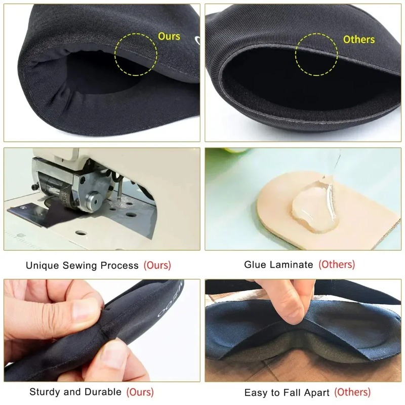 1pc 3D Contoured Sleep Mask Li - Sleep Eye Mask 3D recensione e prezzo