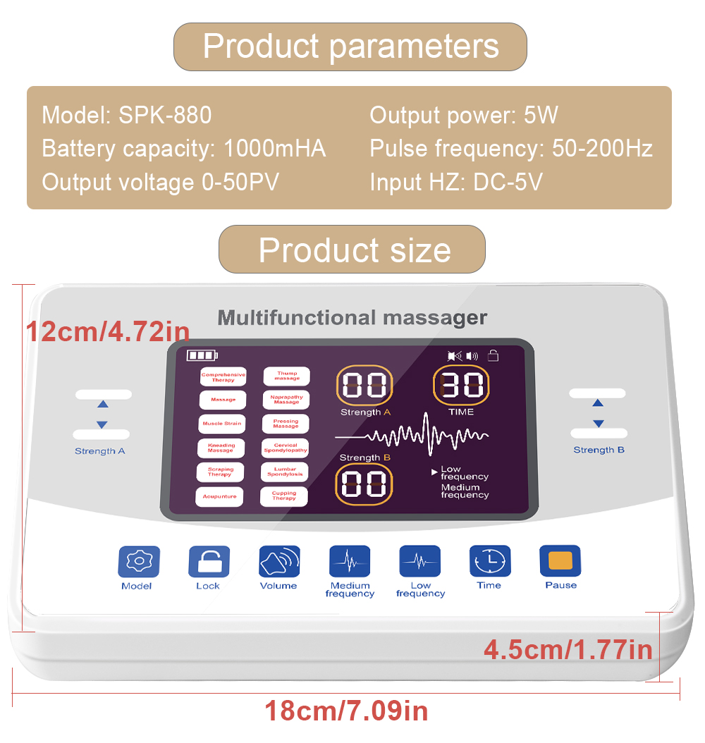 Electronic Medical Physiothera - Tens Pain Relief Unit recensione e prezzo