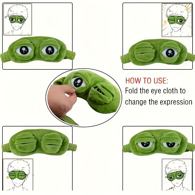 Cute frog eye mask | 3D three- - Sleep Eye Mask 3D recensione e prezzo