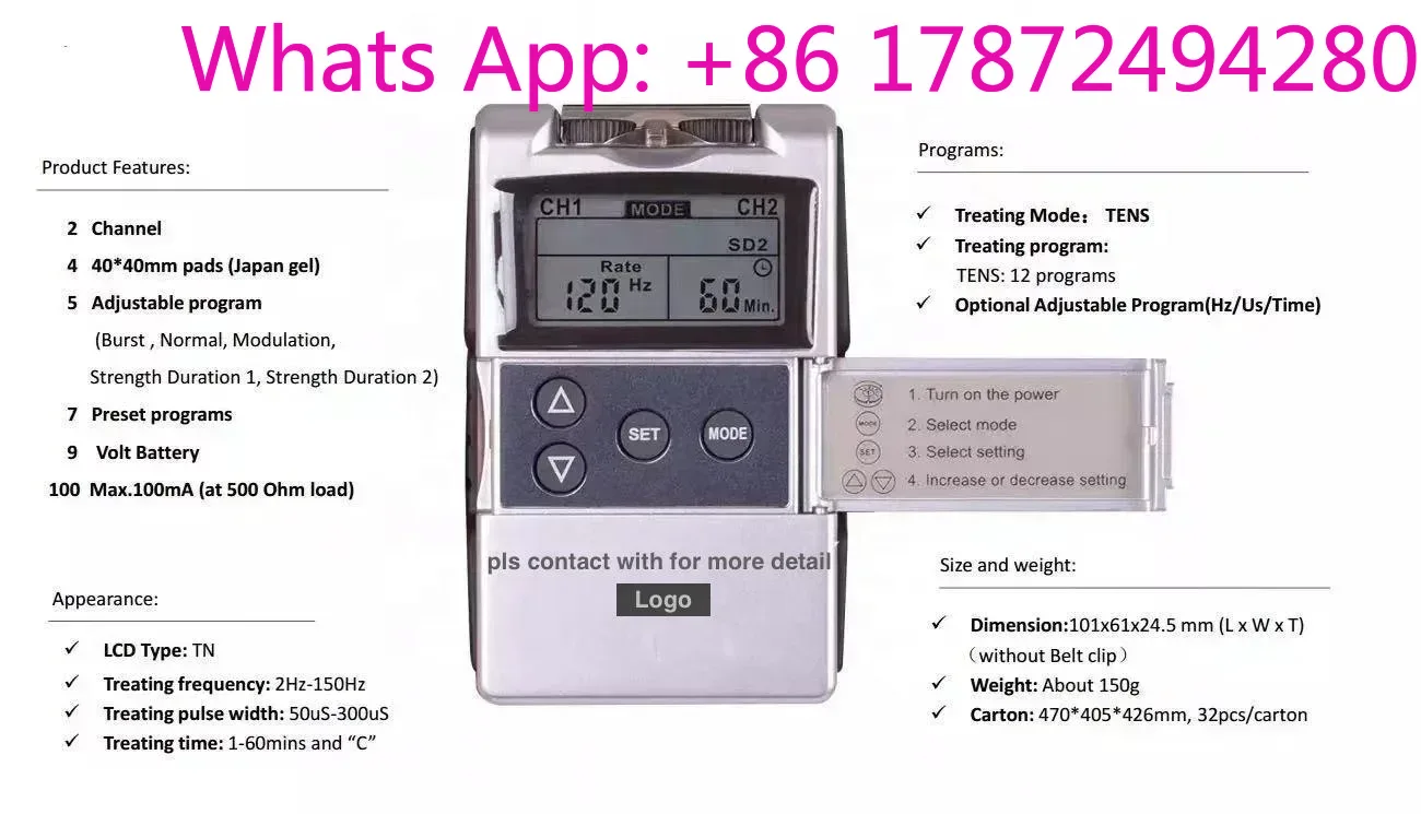 7000 4 channel 15 modes pain r - Tens Pain Relief Unit recensione e prezzo