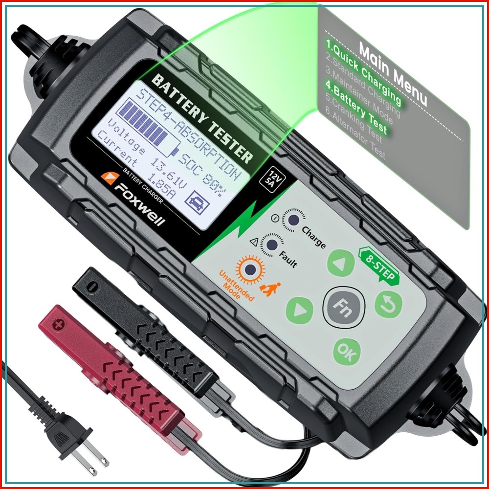 12V Car Battery Charger & Test - Health & Wellness Junior Premium Adjustable Arm Sling recensione e prezzo