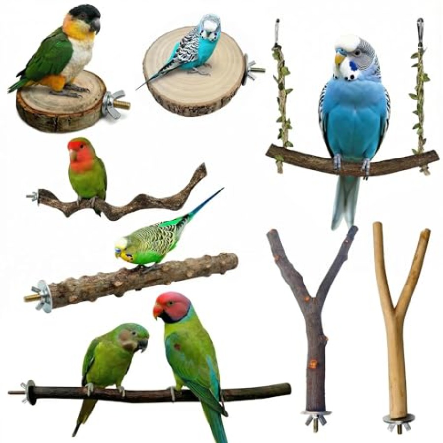 8PCS natural wood bird perches - Health & Wellness Junior Premium Adjustable Arm Sling recensione e prezzo
