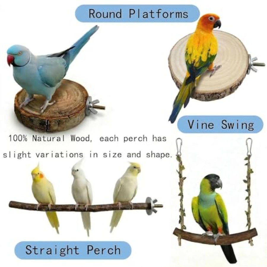 8PCS natural wood bird perches - Health & Wellness Junior Premium Adjustable Arm Sling recensione e prezzo