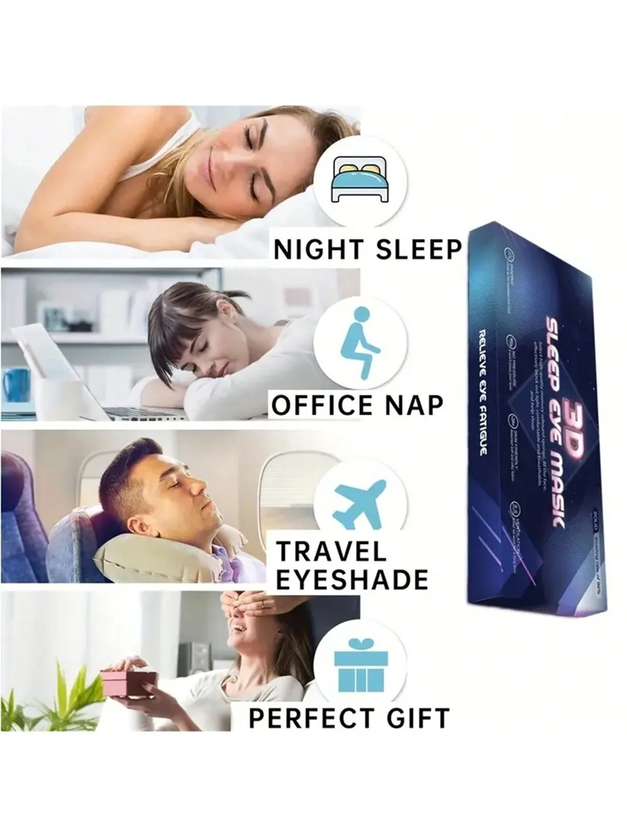 3D Silk Eye Mask For Sleeping  - Sleep Eye Mask 3D recensione e prezzo