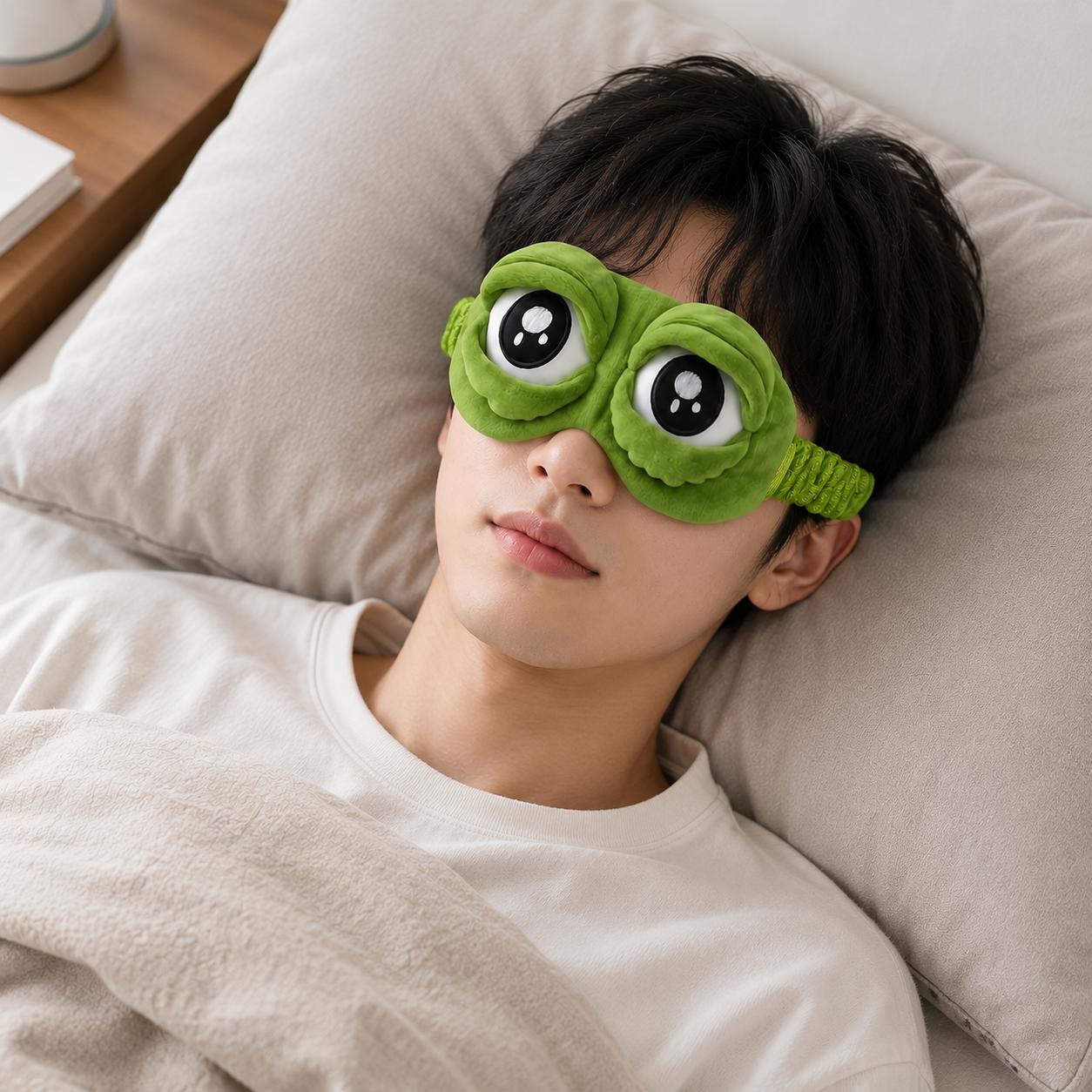 Sleep Eye Mask 3D Cute Frog Fu - Sleep Eye Mask 3D recensione e prezzo