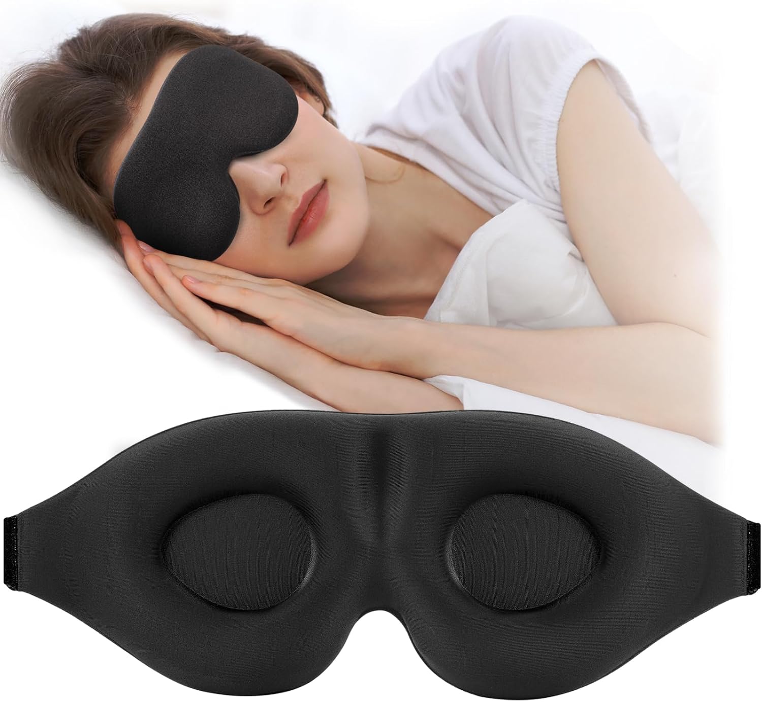 Sleep Mask for Side Sleeper, L - Sleep Eye Mask 3D recensione e prezzo