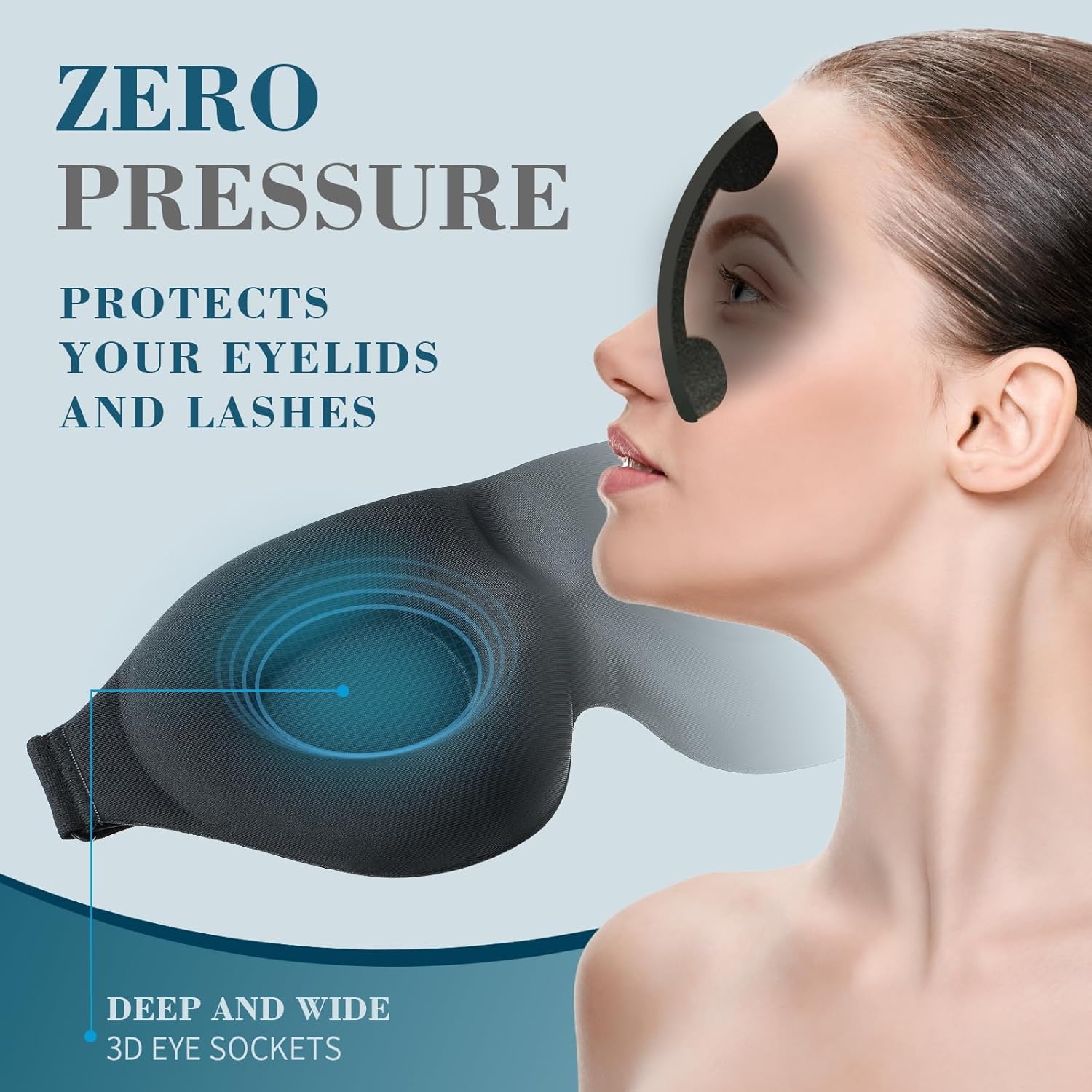 Sleep Mask for Side Sleeper, L - Sleep Eye Mask 3D recensione e prezzo