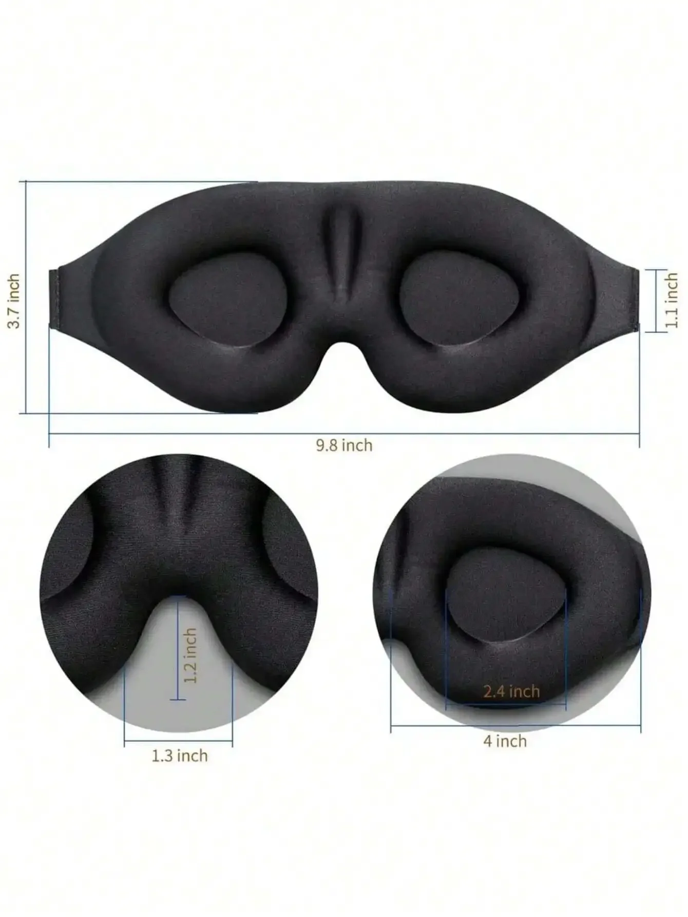 1pc 3D Sleep Mask Natural Slee - Sleep Eye Mask 3D recensione e prezzo